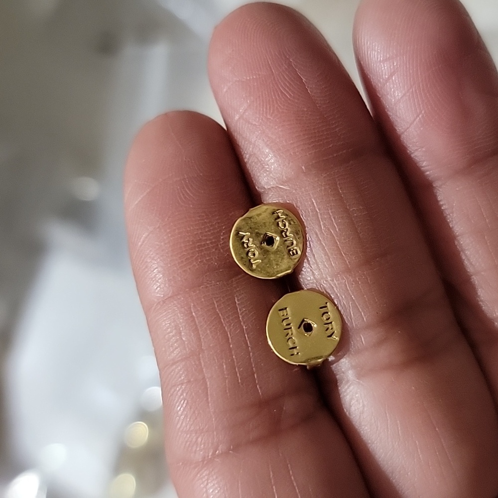 Tory Burch Roxanne large stud earrings - Picture 5 of 7